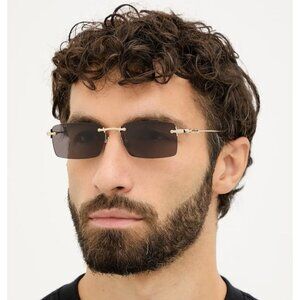 NEW GUCCI SUNGLASSES GOLD MEN EYEWEAR GUCCI GG1941S 001